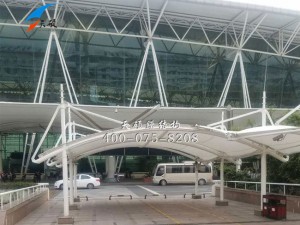 河南鄭州高鐵站膜結構通道